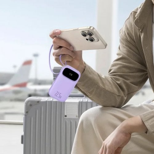 Powerbank Baseus EnerFill FC31 Qpow 3 Dual-Cable 20000mAh 22.5W (P10082107513-00) Purple купить в Украине | Telemart фото
