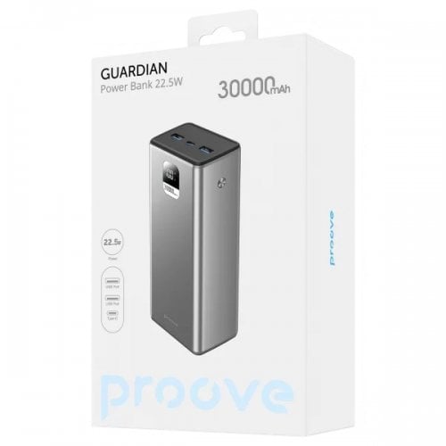 Powerbank Proove Guardian 30000mAh 22.5W (PBG322210004) Grey купити в Україні | Telemart фото