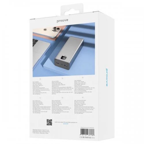 Powerbank Proove Guardian 30000mAh 22.5W (PBG322210004) Grey купити в Україні | Telemart фото