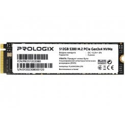 Ssd-диск Prologix S380 3D TLC 512GB M.2 (2280 PCI-E) NVMe x4 (PRO512GS380) (Восстановлено продавцом, 925141)