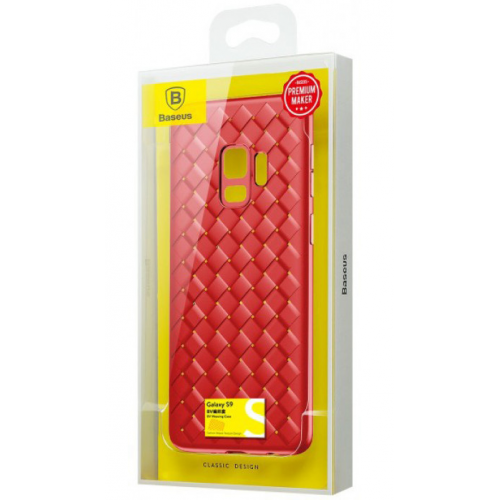 Чехол Baseus для Samsung Galaxy S9 BV Weaving (WISAS9-BV09) Red купить в Украине | Telemart фото