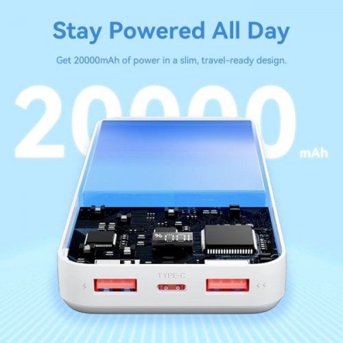 Powerbank Vention 20000mAh 22.5W (FHLW0) White купити в Україні | Telemart фото
