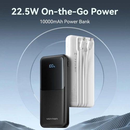 Powerbank Vention 10000mAh 22.5W (FHOW0) White купить в Украине | Telemart фото