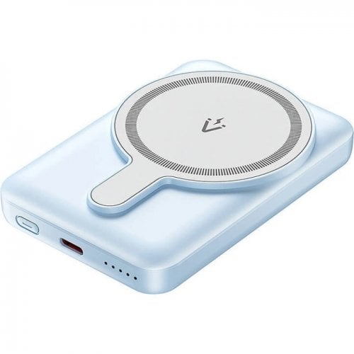 Powerbank Vention Magnetic Wireless 5000mAh 20W (FHSL0) Blue купить в Украине | Telemart фото