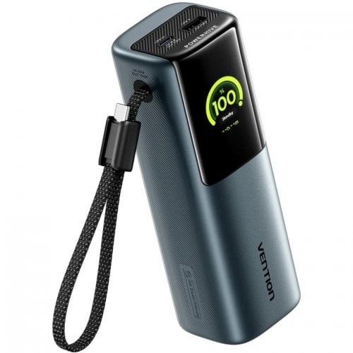 Powerbank Vention PowerHive 20000mAh 165W (FKFH0) Gray купить в Украине | Telemart фото