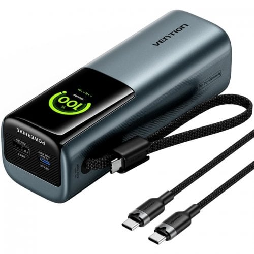 Powerbank Vention PowerHive 20000mAh 165W (FKFH0) Gray купить в Украине | Telemart фото