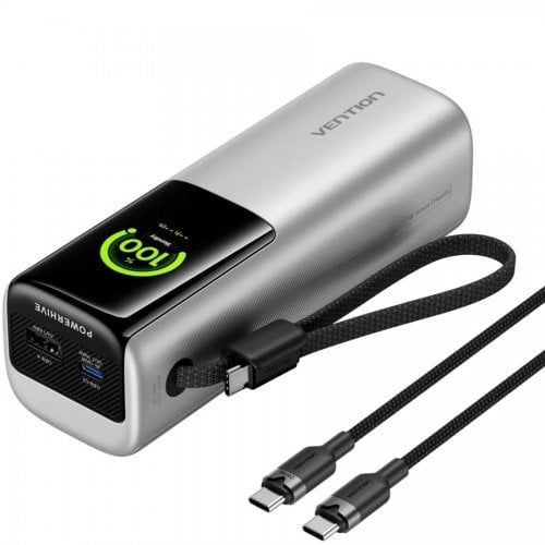 Powerbank Vention PowerHive 27000mAh 200W (FKGI0) Silver купить в Украине | Telemart фото
