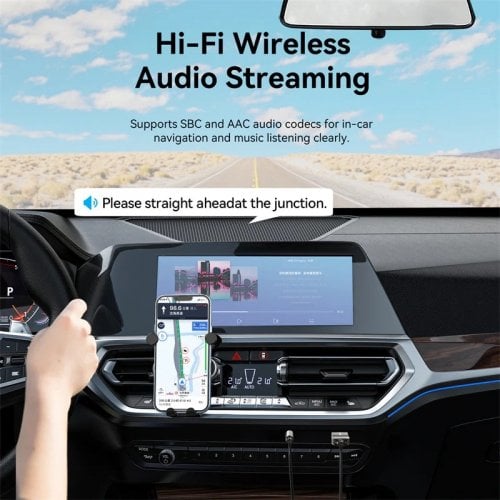 Bluetooth-ресивер Vention Bluetooth 5.4 AUX TRS 3.5mm (NAIHG) Grey купити в Україні | Telemart фото