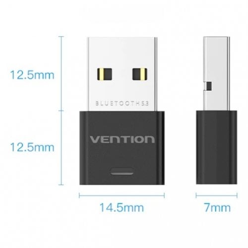 Bluetooth адаптер Vention USB Bluetooth 5.3 (NAHB0) Black купити в Україні | Telemart фото