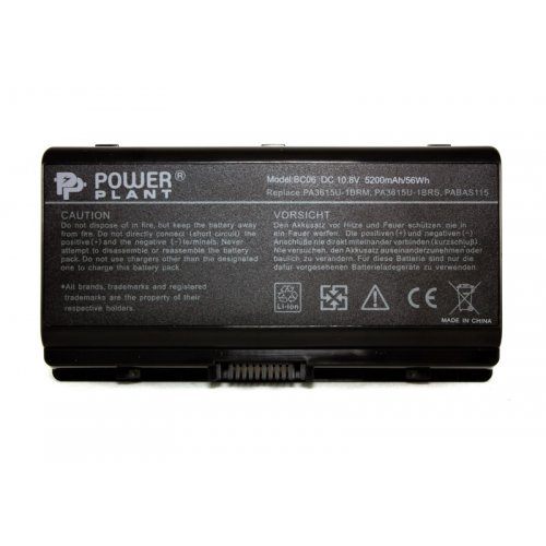 Акумулятор для ноутбука PowerPlant Toshiba Equium L40 (PA3615U-1BRS) 10.8V 5200mAh (NB00000208) купити в Україні | Telemart фото