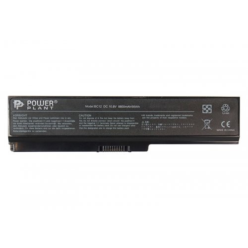 Акумулятор для ноутбука PowerPlant Toshiba Satellite L750 (PA3819U-1BRS) 10.8V 8800mAh (NB00000310) купити в Україні | Telemart фото