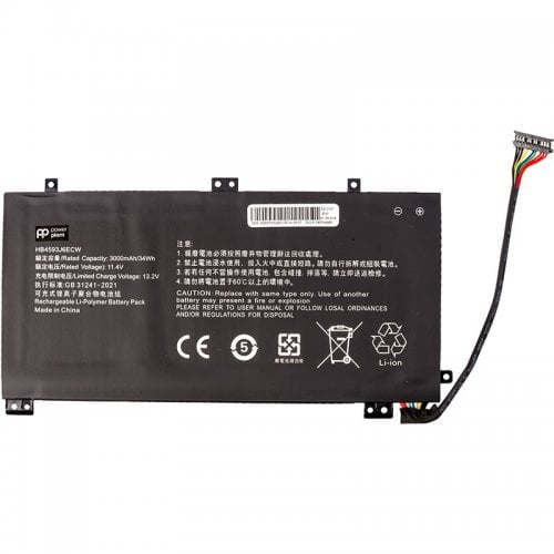Аккумулятор для ноутбука PowerPlant Huawei MateBook 13 2020 (HB4593J6ECW) 11.4V 3000mAh (NB400164) купить в Украине | Telemart фото