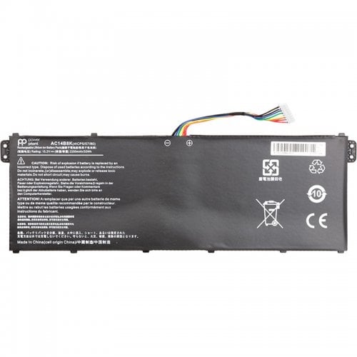 Акумулятор для ноутбука PowerPlant Acer Aspire E15 ES1-512 Series (AC14B8K) 15.2V 2200mAh (NB410460) купити в Україні | Telemart фото