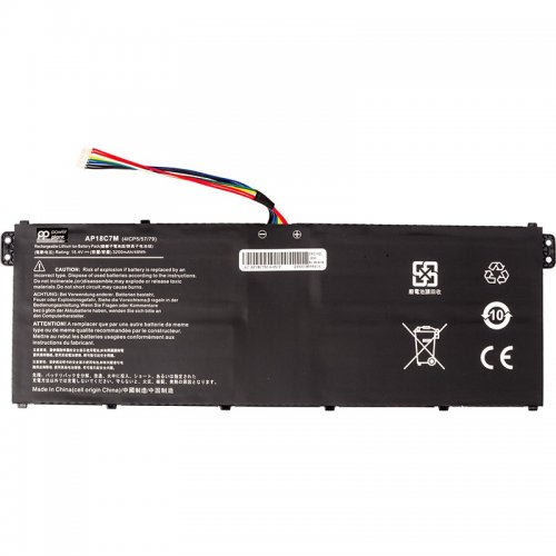 Аккумулятор для ноутбука PowerPlant Acer Swift 3 (AP18C7M) 15.4V 3200mAh (NB410750) купить в Украине | Telemart фото