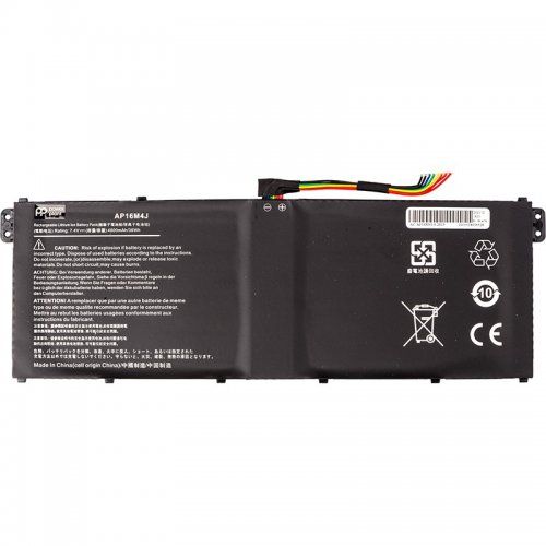 Акумулятор для ноутбука PowerPlant Acer Aspire 3 A314-33 (AP16M4J) 7.4V 4800mAh (NB410767) купити в Україні | Telemart фото