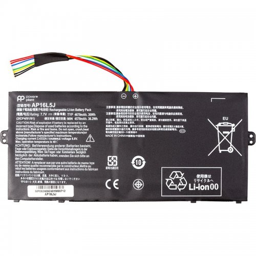 Аккумулятор для ноутбука PowerPlant Acer Switch 3 SW312-31P (AP16L5J) 7.7V 4670mAh (NB410781) купить в Украине | Telemart фото