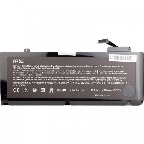Аккумулятор для ноутбука PowerPlant Apple MacBook Pro 13" (A1322) 10.95V 5800mAh (NB420377) купить в Украине | Telemart фото
