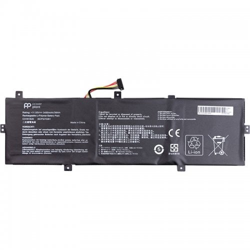 Акумулятор для ноутбука PowerPlant Asus ZenBook UX430U (C31N1620) 11.55V 3400mAh (NB431366) купити в Україні | Telemart фото