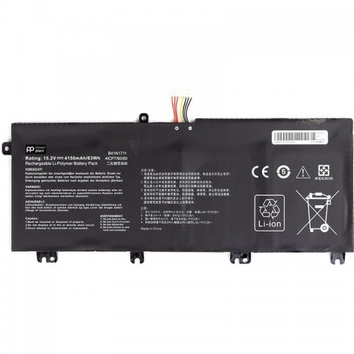 Акумулятор для ноутбука PowerPlant Asus ROG Strix GL503VM (B41N1711) 15.2V 4150mAh (NB431670) купити в Україні | Telemart фото