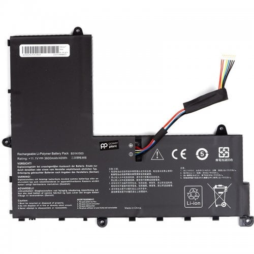 Акумулятор для ноутбука PowerPlant Asus EeeBook E202SA (B31N1503) 11.1V 3600mAh (NB431687) купити в Україні | Telemart фото