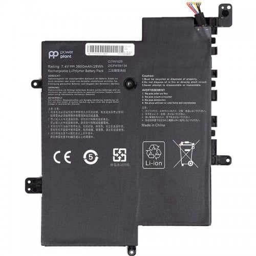 Акумулятор для ноутбука PowerPlant Asus VivoBook E12 E203NA (C21N1629) 7.4V 3800mAh (NB431700) купити в Україні | Telemart фото