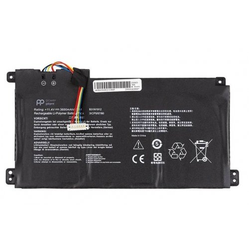 Акумулятор для ноутбука PowerPlant Asus VivoBook 14 E410M (B31N1912) 11.4V 3600mAh (NB431816) купити в Україні | Telemart фото