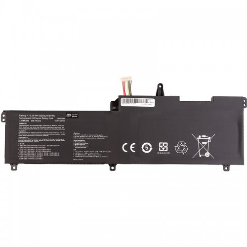 Аккумулятор для ноутбука PowerPlant Asus ROG Strix GL702V (C41N1541) 15.2V 4200mAh (NB431892) купить в Украине | Telemart фото