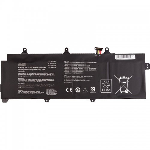 Акумулятор для ноутбука PowerPlant Asus ROG Zephyrus (C41N1712) 15.2V 3000mAh (NB431908) купити в Україні | Telemart фото