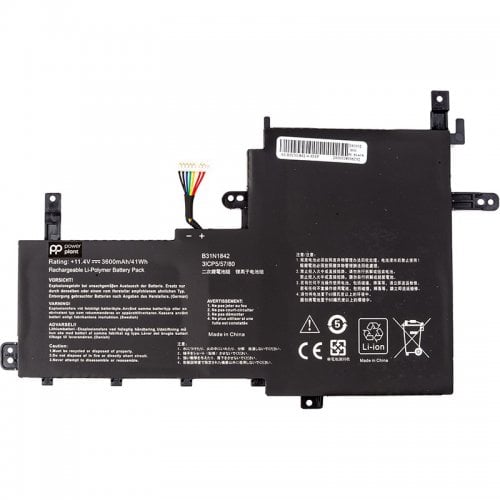 Акумулятор для ноутбука PowerPlant Asus VivoBook S15 (B31N1842) 11.4V 3600mAh (NB431977) купити в Україні | Telemart фото