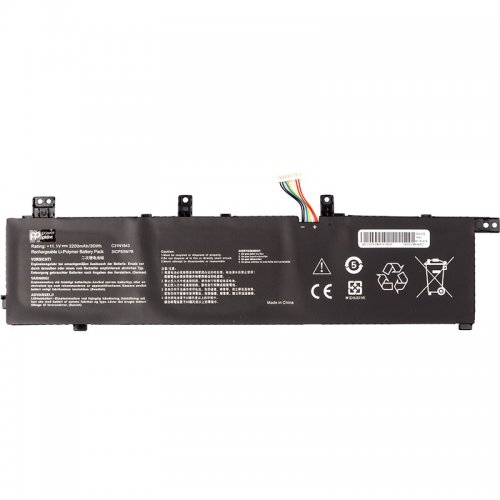 Аккумулятор для ноутбука PowerPlant Asus VivoBook S14 (C31N1843) 11.1V 3200mAh (NB432035) купить в Украине | Telemart фото