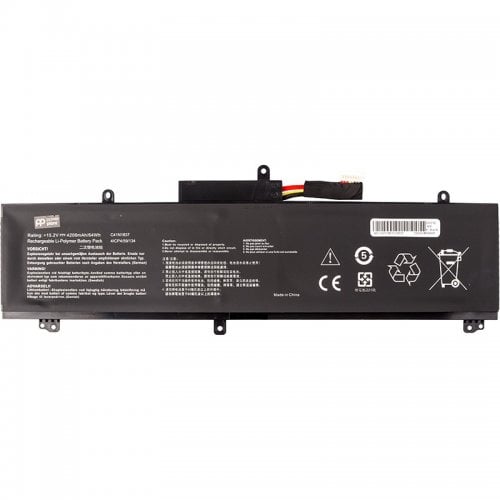 Акумулятор для ноутбука PowerPlant Asus ROG Zephyrus GA502D (C41N1837) 15.2V 4200mAh (NB432073) купити в Україні | Telemart фото