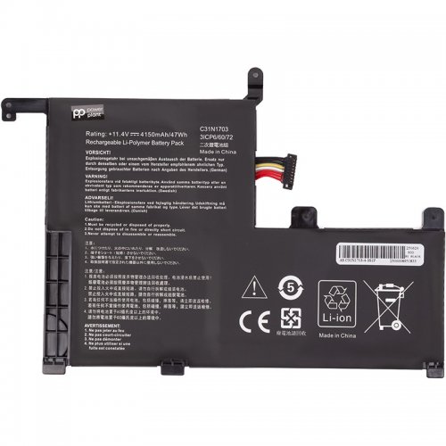 Аккумулятор для ноутбука PowerPlant Asus ZenBook Flip UX561 (C31N1703) 11.4V 4150mAh (NB432349) купить в Украине | Telemart фото