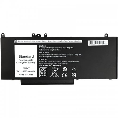 Акумулятор для ноутбука PowerPlant Dell Inspiron 14 5000 Series (6MT4T) 7.6V 6000mAh (NB441242) купити в Україні | Telemart фото