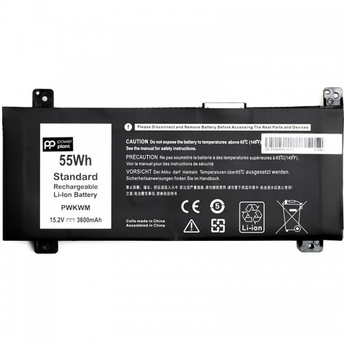 Акумулятор для ноутбука PowerPlant Dell Inspiron 14-7466 (PWKWM) 15.2V 3600mAh (NB441570) купити в Україні | Telemart фото