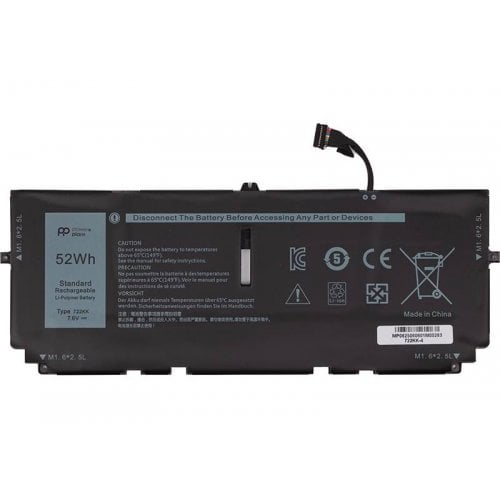 Аккумулятор для ноутбука PowerPlant Dell XPS 13 9300 Series (722KK) 7.6V 6842mAh (NB442195) купить в Украине | Telemart фото