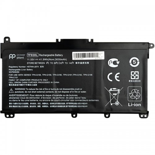 Аккумулятор для ноутбука PowerPlant HP Pavilion 15-CD (TF03XL) 11.55V 3630mAh (NB461394) купить в Украине | Telemart фото