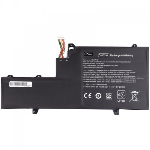 Аккумулятор для ноутбука PowerPlant HP EliteBook X360 (OM03XL) 11.55V 4700mAh (NB461653) купить в Украине | Telemart фото