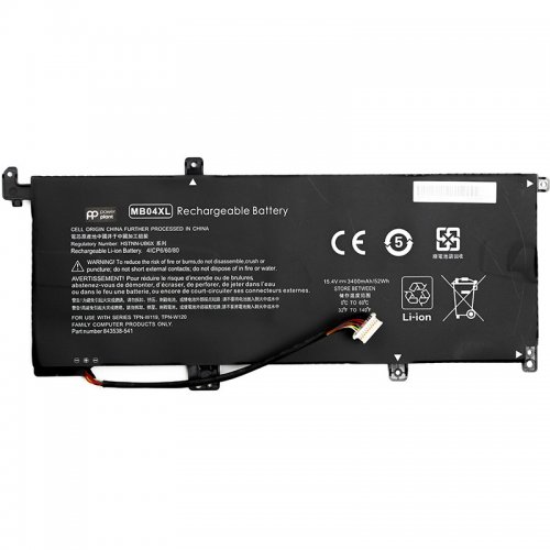 Аккумулятор для ноутбука PowerPlant HP Envy X360 15 (MB04XL) 15.2V 3400mAh (NB461707) купить в Украине | Telemart фото