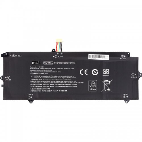 Аккумулятор для ноутбука PowerPlant HP Elite X2 1012 G1 (MG04) 7.6V 5000mAh (NB461745) купить в Украине | Telemart фото