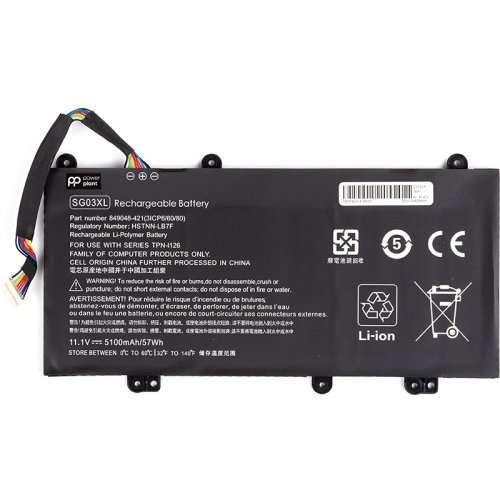 Акумулятор для ноутбука PowerPlant HP Envy M7 17-U000 (SG03XL) 11.1V 5100mAh (NB461981) купити в Україні | Telemart фото