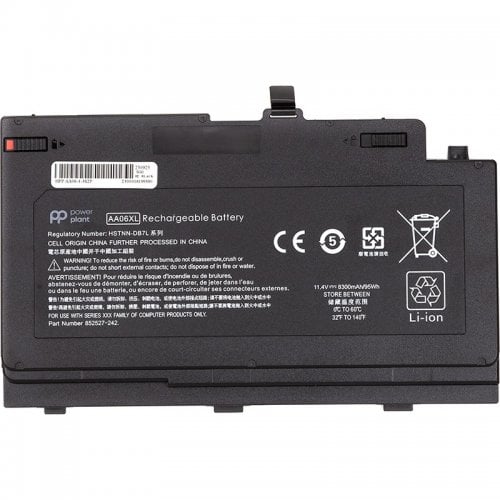 Акумулятор для ноутбука PowerPlant HP ZBook 17 G4 (AA06XL) 11.4V 8300mAh (NB462193) купити в Україні | Telemart фото