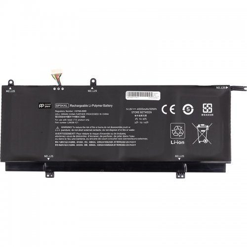 Акумулятор для ноутбука PowerPlant HP Spectre x360 Convertible 13T-AP000 (SP04XL) 14.8V 4000mAh (NB462216) купити в Україні | Telemart фото