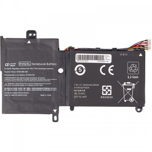 Аккумулятор для ноутбука PowerPlant HP Pavilion X360 11-K (HV02XL) 7.6V 3400mAh (NB462490) купить в Украине | Telemart фото