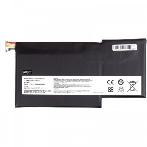 Акумулятор для ноутбука PowerPlant MSI GS63 Stealth Pro Series (BTY-M6J) 11.4V 5700mAh (NB470105) купити в Україні | Telemart фото