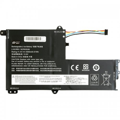 Акумулятор для ноутбука PowerPlant Lenovo Flex 5-1470 (L15C3PB1) 11.4V 4500mAh (NB480937) купити в Україні | Telemart фото