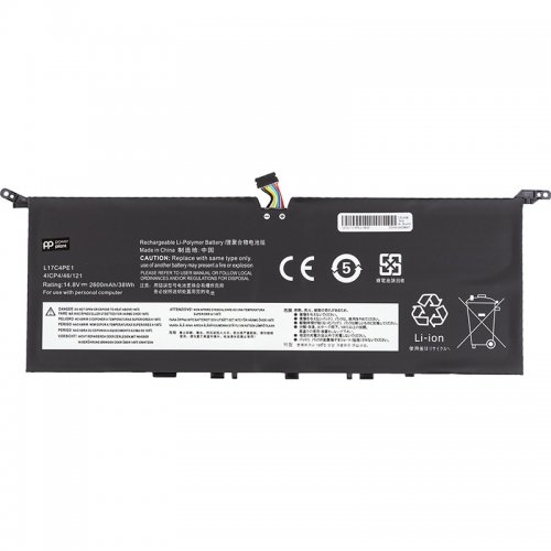 Акумулятор для ноутбука PowerPlant Lenovo Yoga S730-13IWL (L17C4PE1) 15.36V 2735mAh (NB481415) купити в Україні | Telemart фото
