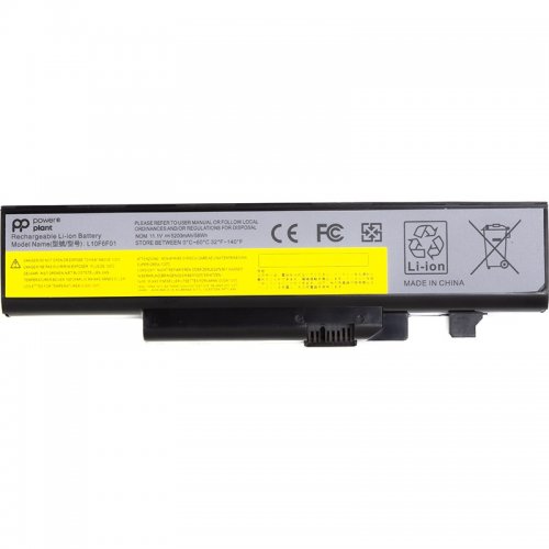 Акумулятор для ноутбука PowerPlant Lenovo IdeaPad Y470 (L10F6F01) 11.1V 5200mAh (NB481637) купити в Україні | Telemart фото