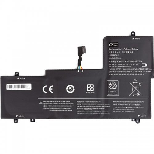 Акумулятор для ноутбука PowerPlant Lenovo IdeaPad Yoga 710-14ISK (L15M4PC2) 7.6V 6800mAh (NB481668) купити в Україні | Telemart фото