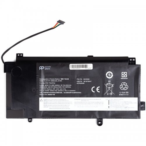 Аккумулятор для ноутбука PowerPlant Lenovo ThinkPad Yoga 15 (00HW008) 15.2V 4000mAh (NB481712) купить в Украине | Telemart фото