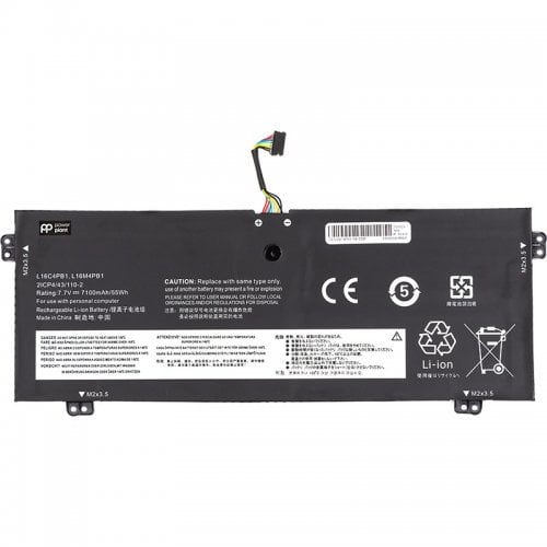 Аккумулятор для ноутбука PowerPlant Lenovo Yoga 720-13IKB (L16C4PB1) 7.7V 7100mAh (NB482160) купить в Украине | Telemart фото